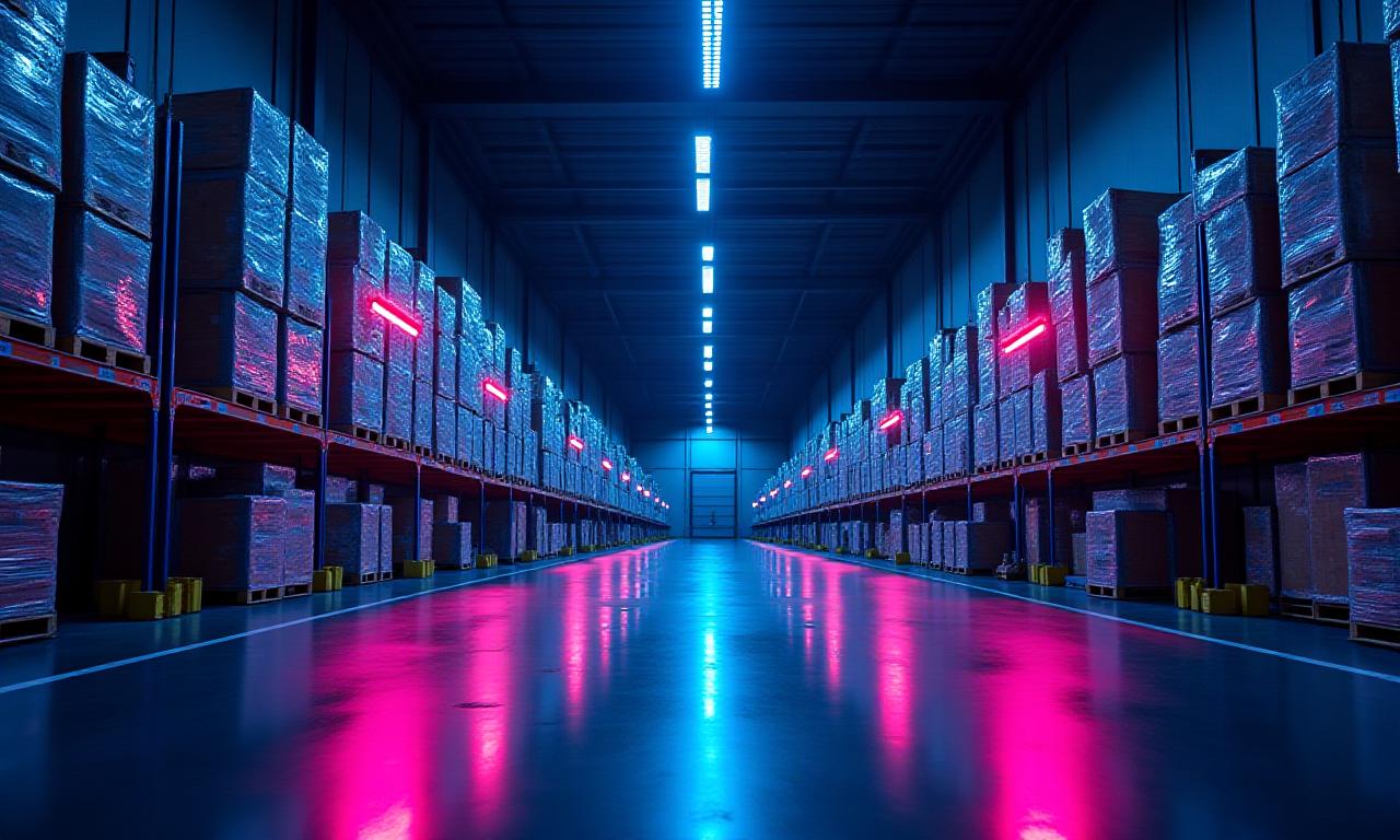 Modern logistics fulfillment center